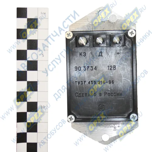 90.3734 Транзист.коммутатор L=78х140х37 3конт 12v (ГАЗ.ПАЗ) (140х78х51) КАП1