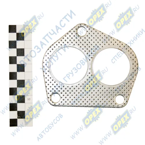 3160-1203020-105 Прокладка (м/асбест) С/Ф приемной трубы 2отв. d=41х1,5 УАЗ,Газель, (дв.УМЗ-4215,4216,4213) С/И Квадратис