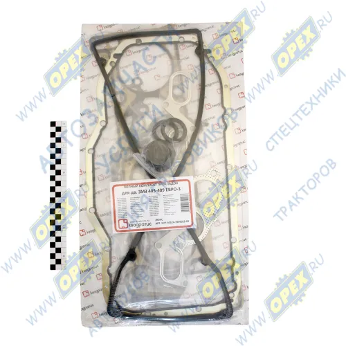 KVP-40524-3906022-03 РМК прокладок ДВС (двигателя) ГАЗ,УАЗ (дв.ЗМЗ-40524,40525,40904) ЕВРО-3 (полный) Квадратис