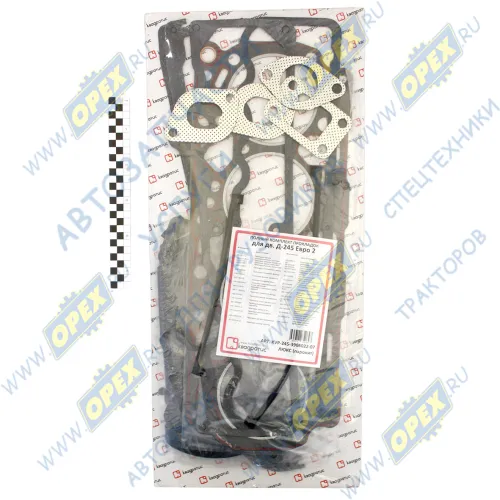 KVP-245-3906022-88-07 РМК прокладок ДВС (двигателя) ММЗ Д240,245; (Люкс) Евро-2,Евро-0 (полный с ГБЦ герметик) Квадратис1