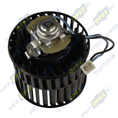 45.3730-10 Мотор отопителя 12В, 90W с вентилятором (фишка 2 плоск.клеммы) отопителя Газель КЗАЭ