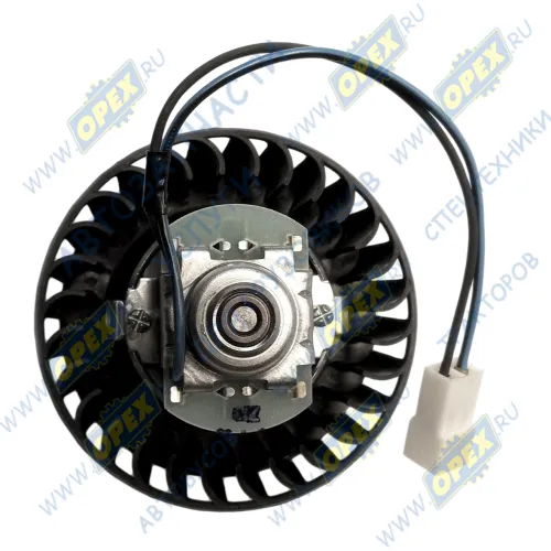 45.3730-10 Мотор отопителя 12В, 90W с вентилятором (фишка 2 плоск.клеммы) отопителя Газель КЗАЭ2