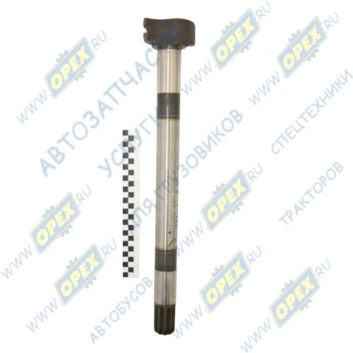 54326-3502111 Кулак разжимной тормозных колодок МАЗ п/прицеп левый (L=550); под ABS, широкий шлиц КММЗ1