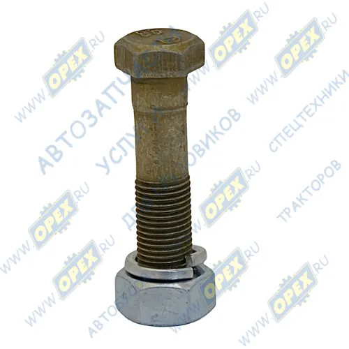 371302СБ/С Болт ГОСТ-7798 М12х55х1,25 Р=32 К=17 (в сб. гайка, гровер) карданный МАЗ; Р=30 К=17/19 КММЗ