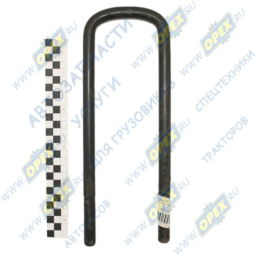 4370-2912408 Стремянка рессоры МАЗ задней (L=295х85 М16х1,5, длинная) КММЗ