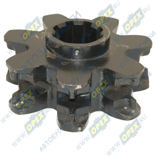 КО-104.01.03.008 Звездочка привода пескоразбрасывателя Z=7/8 шлиц,КО-713, КО-806, КО-823, КО-829 под якорную цепь А1-16х44 Комтехмаш