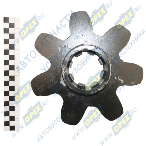 КО-104.01.03.008 Звездочка привода пескоразбрасывателя Z=7/8 шлиц,КО-713, КО-806, КО-823, КО-829 под якорную цепь А1-16х44 Комтехмаш1