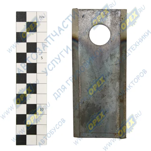 КРН-2,1(КПРН-03.441) Нож на косилку короткий L=125мм АС-1/КРН-2.1/КДН-210 КОНЦЕПТ