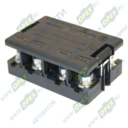 БПР-4.04 Блок предохранителей Е-3 ; 60А,60А,90А,90А; 12-24V; 8 контактов под болт Копир