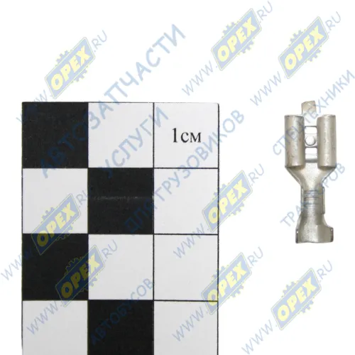 45.7373 8006 Клемма "мама" серии 6,3 наружняя (под провод 2.5мм); для провода сечением 0,75-2,5 мм.(наружняя) Копир1