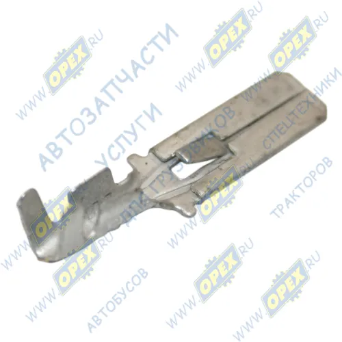 4573738004 Клемма "папа" серия 6,3мм колодочная (с фиксатором); 6х30 под провод 1,25-2,5 с фиксатором Копир