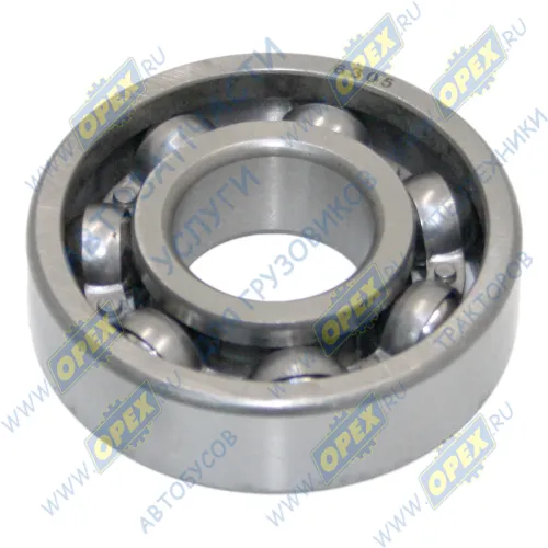 305 Подшипник 25x62x17 шариковый радиал. 1-ряд.(открытый) КПК