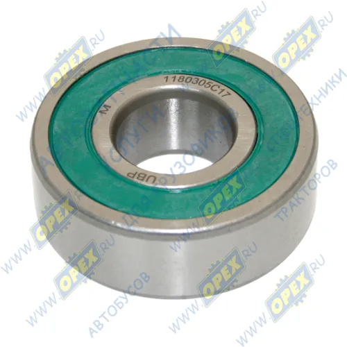 1180305 С17 Подшипник 25х62х21 шарик.радиал. 1-ряд. (закрытый); (закрытый) КПК