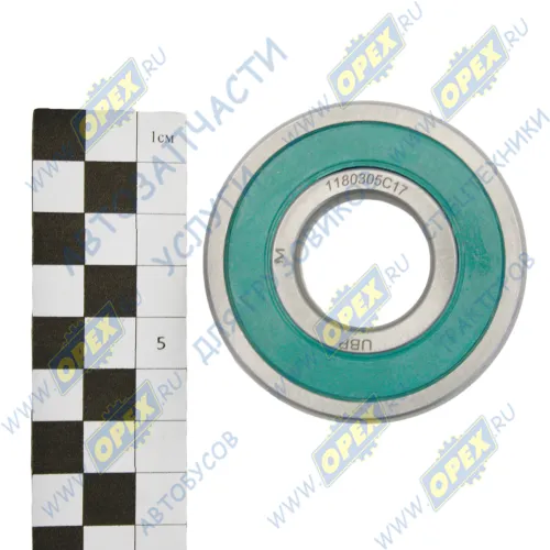 1180305 С17 Подшипник 25х62х21 шарик.радиал. 1-ряд. (закрытый); (закрытый) КПК1
