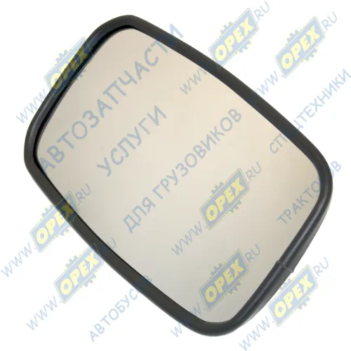 МОД-203Т Зеркало (ПВХ) наружное заднего вида МТЗ основное; (металл.с кронштейном) 270х160 КРУГОБЗОР