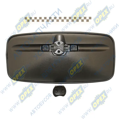 МОД.206 Зеркало (ПВХ) основное сфера, без подогрева 443х215 КамАЗ,МАЗ MB LCV (1970-2020); (435х215) КРУГОБЗОР1