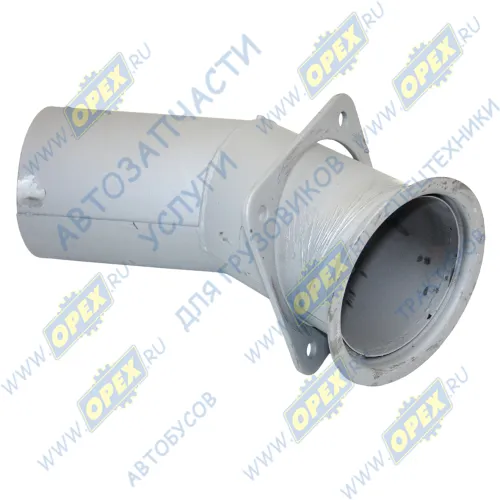 6522.1203090 Труба выпускная L=415; квадрат.фланец; 4отв. Кукмор