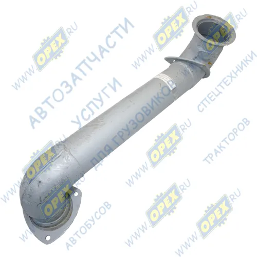 4308-1203011-22 Труба передняя ф100 L=840; 2 треугольных фланца по 3отв.ф10 Кукмор