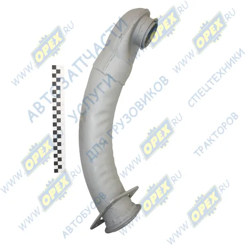 94308.1203010-70 Труба приемная L=650 ф63/квадр.фл 4отв.ф12 Кукмор1