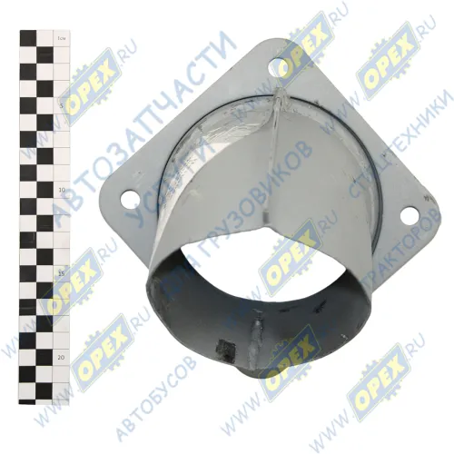 43255-1203015 Патрубок ф120 L=110; фланец 4отв.ф10 вып.Е-3 Кукмор2