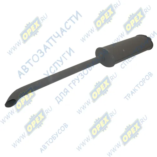 МТЗ-60.1205015 Глушитель (L глушителя 500мм + L трубы 780мм,ширина 230мм) длинный с хомутом; (длин.) Кукмор1