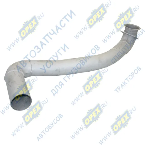 6460-1203013-10 Труба приемная L=1250 ф90 квадратн фл 4отв.ф10 правая в сб. Кукмор