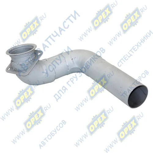 54115-1203014-40 Труба приемная L=730 ф90 квадратн.фл 4отв.ф10 левая КаМАЗ-ЕВРО-55111,53212 Кукмор