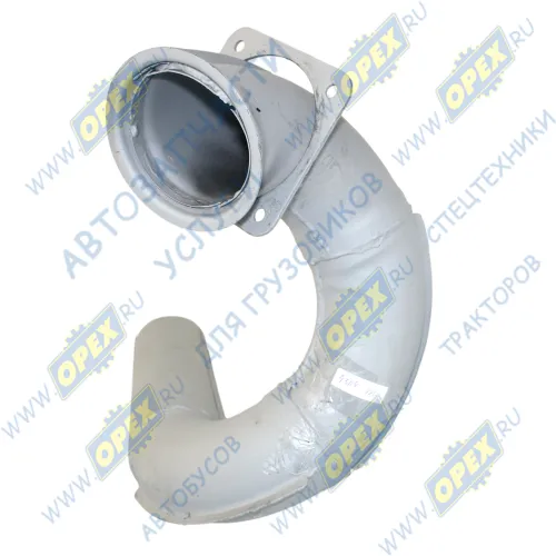 43114-1203048-31 Труба выпускная L=1380; ф116 фланец 4отв.ф10 Кукмор