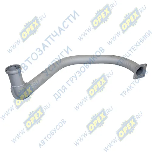 4320Я.1203011 Труба приемная L=1250 ф65 квадрат.фланец 4отв.ф10 задняя левая дв.ЯМЗ Кукмор