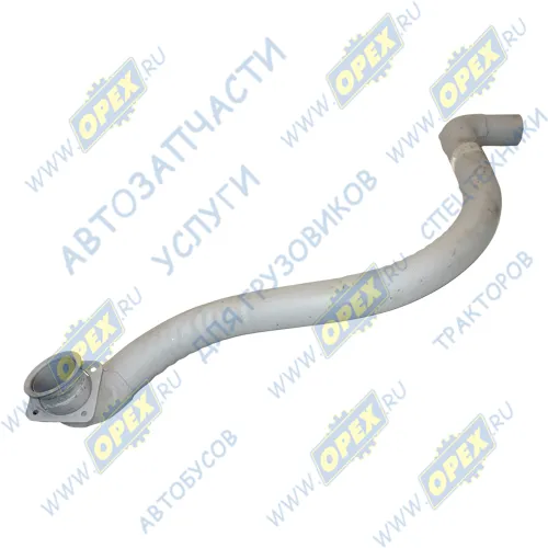 94326.1203014-11 Труба приемная L=1870 ф90 квадр.фл. 4отв. ф10 задняя левая КАМАЗ-4326 Кукмор