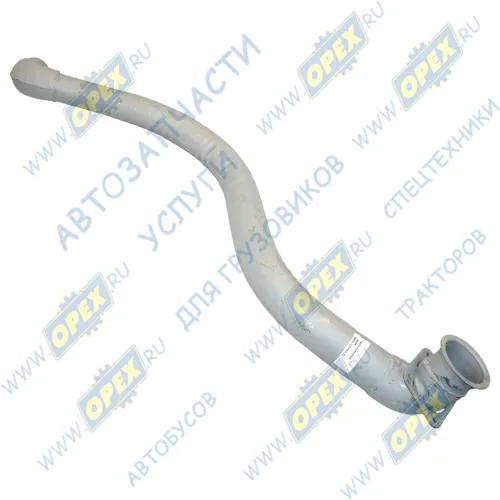 4326-1203014-22 Труба приемная L=1700 ф90 квадр.фл 4отв.ф11 левая Кукмор