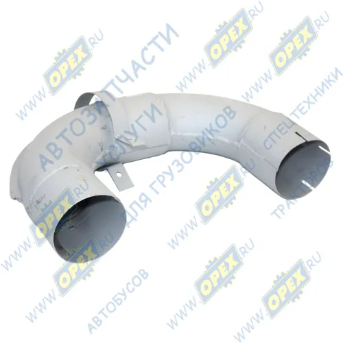 544010-1203032 Труба приемная МАЗ верхний выхлоп (П-обр.,L=875 ф110/ф115) Кукмор