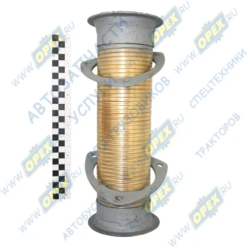 4308-1203012-50 Рукав глушителя (металлорукав) L=340 ф97х126 фланец 3отв.ф10 КамАЗ (дв.Cummins) Евро-3 Кукмор1