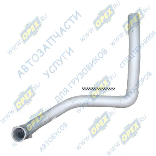 96520.1203013 Труба приемная L=1800 ф90 квадратн фл 4отв.ф10 приемная к металлорукаву технолог.изгибы Кукмор1