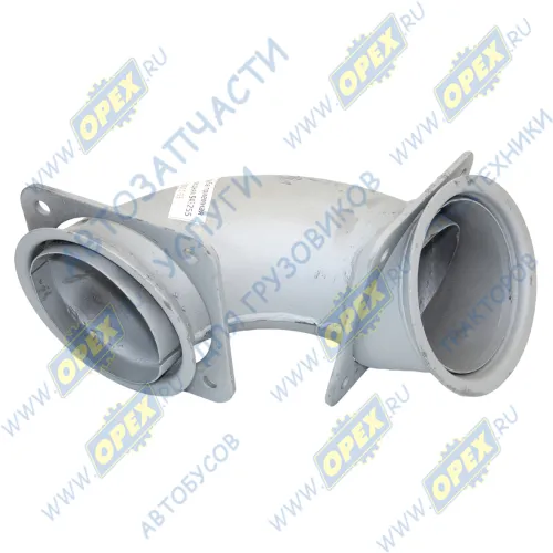 943255.1203011-03 Труба ф120 L=410; 2 квадрат.фланца 4отв.ф12 приемная КАМАЗ передняя Кукмор