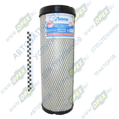 ЭФВ 725.1109560-10-01 Фильтр воздушный (элемент) ЭФВ внутренний/вставка A=179 B=147 D=174 H=507 BMC, Case, Caterpillar, КАМАЗ VOLVO EC300 (1995-2021); CF 18 190/2 ЛААЗ