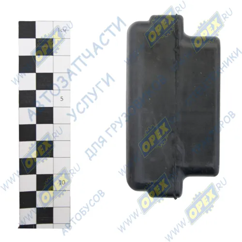 52-2902431 Опора (РТИ) прямоуг. 80х105х47 h=55 рессоры/подушка/ ГАЗ 53 передн. верхняя, задняя нижня ЛВ-авто1