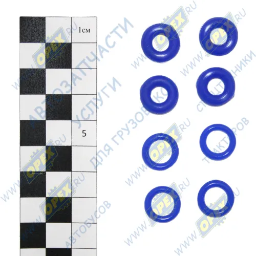 4216-2904000 Кольцо уплотнительное форсунки (комплект) Газель Бизнес,Некст (дв.УМЗ-4216,А-274) Евро-4 силикон; (8шт.) .(компл.:007-015-40--4шт+ 009-014-25--4шт.) (син.силикон) ЛВ-авто