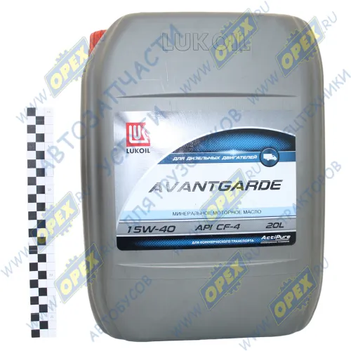 19496 Масло моторное минеральное SAE 15w40 (20л); Авангард Лукойл