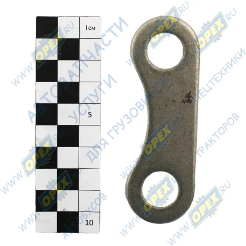 5336-2403067-010 Пластина стопорная зажима дифференциала МАЗ (105х28, 2 отв., ф17, сталь, болта шестерни главной передачи) МАЗ1