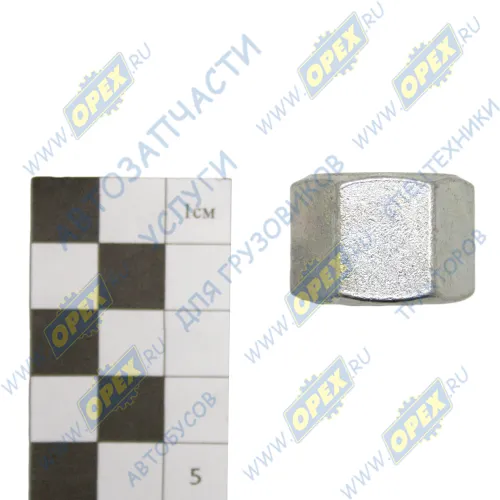 250691 Гайка ГОСТ-15523 М16х1,5; h=19 К=24 стремянки рессоры МАЗ2