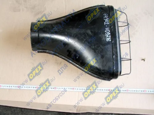 64302-1109338 Переходник (сталь) ф155; L=475х400 плоский воздушного фильтра МАЗ-544069, (дв.MAN) МАЗ