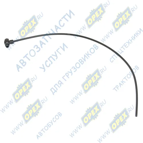 6430-5001950-020 Трубка ф6х1 ПВХ воздушная; х1мм (L=630) с одной ст. наконечник с болт штуц. М10х1 МАЗ