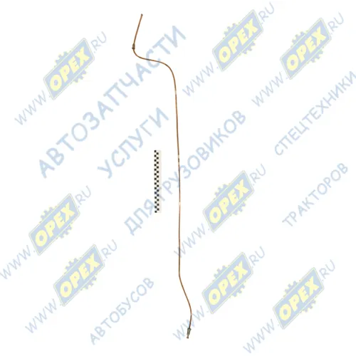 4370-5009055 Трубка (медь) ф6; L=1530 Ш=М12+К12/Ш=М12+К12 насоса подъема кабины"Зубренок" МАЗ