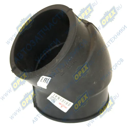 437143-1109375 Уплотнитель воздушного фильтра МАЗ (ф80х90, L=130, патрубок Г-образ.) МАЗ