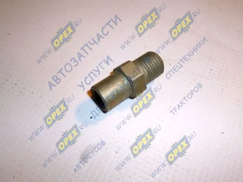 64221-1703866 Фитинг Штуцер Рнаруж=М12х1,5/d=12 К=13/14 L=32 под трубку ПВХ d=4 без цанги МАЗ