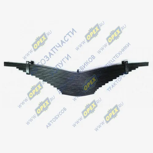 5516-2912012 Рессора МАЗ,КрАЗ задняя (18 листов) (L=1400х100, МАЗ-5516,6303,64229 , КрАЗ-6505) МАЗ