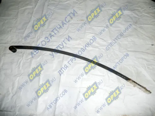 64221-2902052-20 Лист №1 рессоры МАЗ передней (L=1825, S=90 h=12; 1 отв., под болт ф12; со втулкой ф32) МАЗ