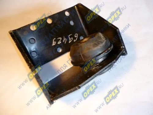 643008-1001045У Кронштейн МАЗ боковой с амортизатором сб. задний левый МАЗ