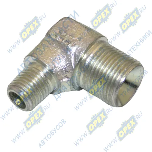 379650 Фитинг Угольник Рнаруж=М14х1,5/М20х1,5 (обратн.конус) L=40х42 МАЗ